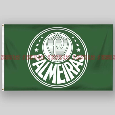帕尔梅拉斯足球俱乐部球迷队旗Sociedade Esportiva Palmeiras