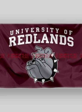 NCAA雷德兰兹斗牛犬横幅旗帜队旗Redlands Bulldogs Banner Flag