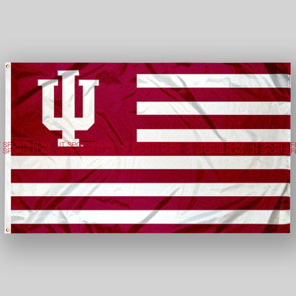 NCAA印第安纳州大学校旗队旗旗帜Indiana Hoosier Nation Flag