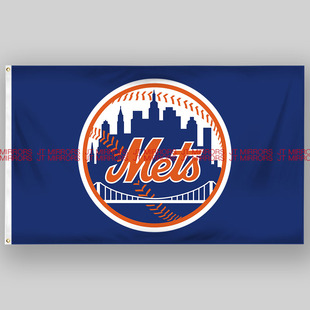 Mets flags York MLB美国纽约大都会队棒球俱乐部队旗旗帜定做New