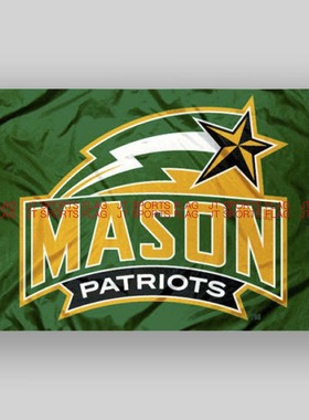 NCAA乔治梅森爱国者大学校旗队旗定制George Mason Patriots Flag