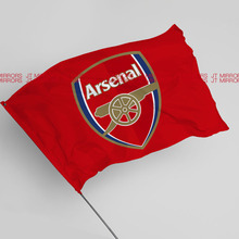 英超联赛阿森纳足球俱乐部球队周边队旗旗帜定做Arsenal F.C flag
