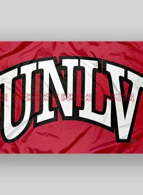 NCAA旗帜大学校旗班旗队旗定做UNLV Runnin Rebels Flag