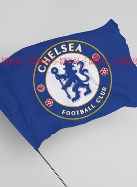 英超联赛切尔西足球俱乐部球队周边队旗旗帜定做Chelsea F.C flag