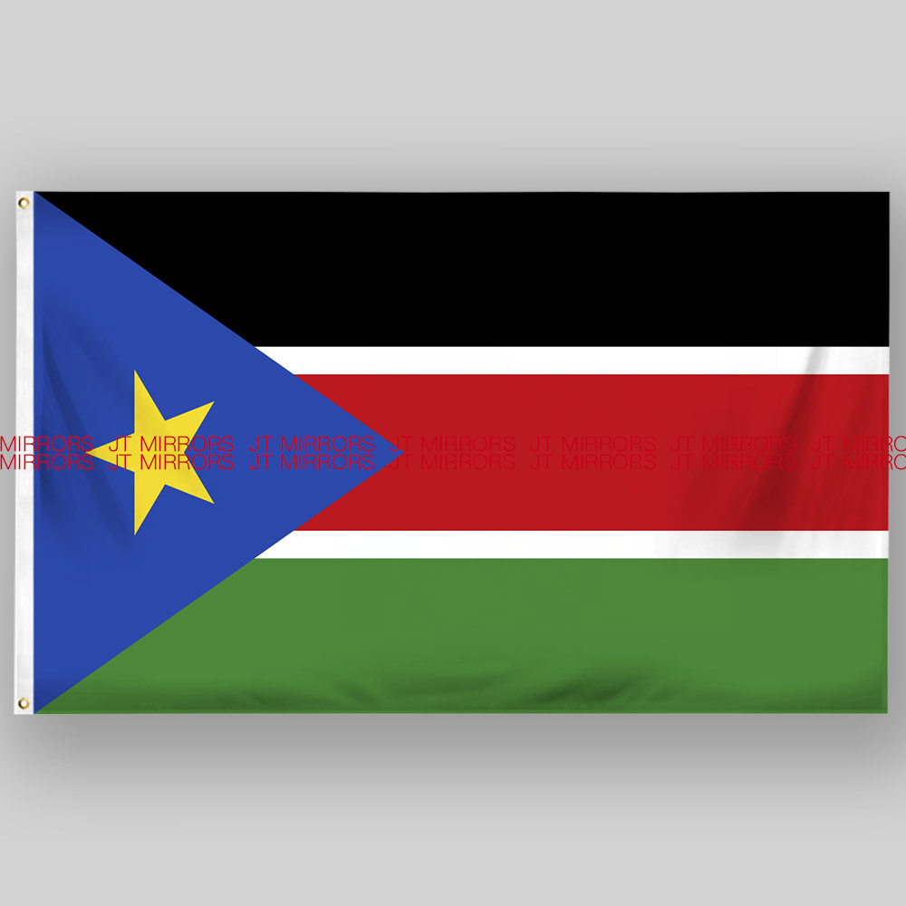世界杯足球South Sudan Flag南苏丹国旗旗帜定做Flag South Sudan