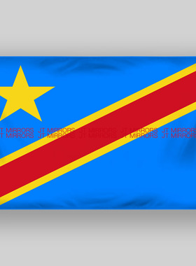 the Democratic Republic of the Congo Flag刚果民主共和国旗