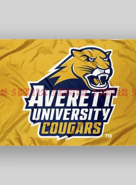 NCAA Averett 美洲狮大学学院队旗旗帜定制Averett Cougars Flag