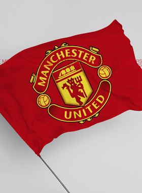英超曼彻斯特联足球俱乐部曼联C罗周边队旗Manchester United FC