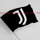 意甲联赛尤文图斯足球俱乐部球队周边应援队旗Juventus flag F.C.
