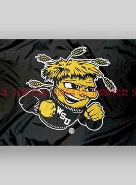 NCAA威奇托州令人震惊的旗帜队旗Wichita State Shockers Flag