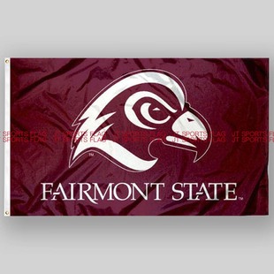 Falcons Fighting NCAA费尔蒙州战斗猎鹰大学队旗Fairmont State