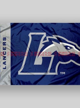 NCAA长木枪骑兵旗帜大学校旗队旗定做定制Longwood Lancers Flag