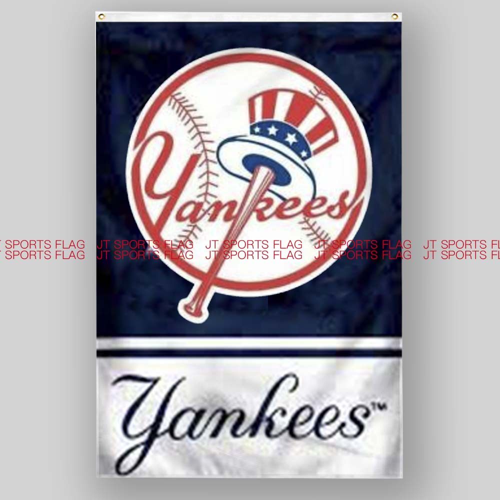 MLB美国纽约洋基队棒球俱乐部冠军队旗周边旗帜New York Yankees