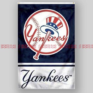 MLB美国纽约洋基队棒球俱乐部冠军队旗周边旗帜New York Yankees
