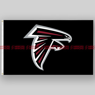 NFL美国亚特兰大猎鹰队橄榄球俱乐部队旗Atlanta flags Falcons