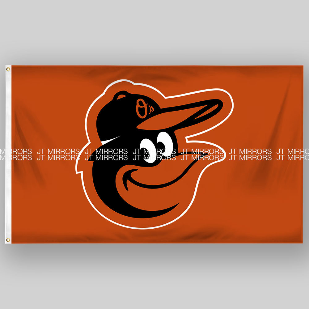 mlb美国巴尔的摩金莺队棒球俱乐部队旗baltimore orioles flags