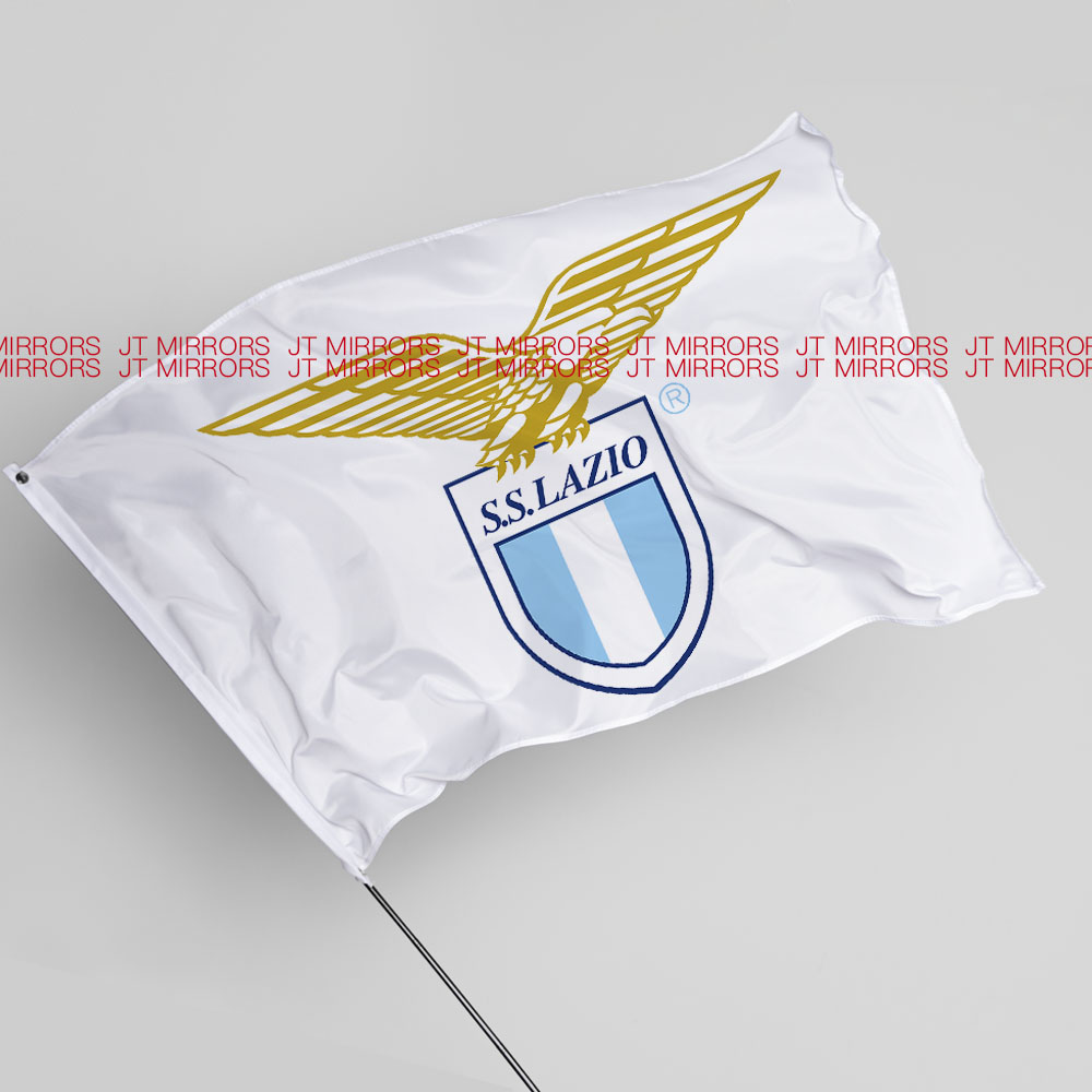 意甲联赛拉齐奥足球俱乐部球队周边应援队旗定做S.S. Lazio flag