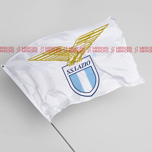 flag 意甲联赛拉齐奥足球俱乐部球队周边应援队旗定做S.S. Lazio