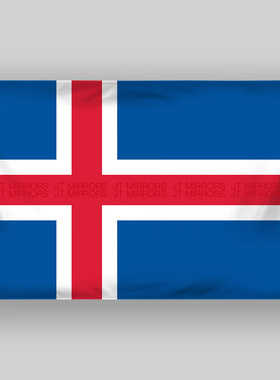 世界杯足球Iceland Flag冰岛国旗旗帜定制定做Flag of Iceland