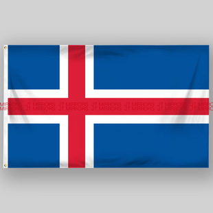 Iceland Flag冰岛国旗旗帜定制定做Flag 世界杯足球Iceland