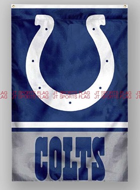 NFL印第安纳波利斯小马橄榄球俱乐部冠军队旗Indianapolis Colts