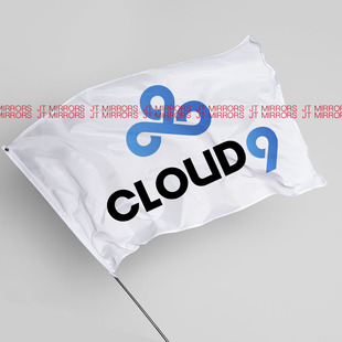 LCS赛区C9战队Cloud9电竞俱乐部英雄联盟游戏周边队旗旗帜flags