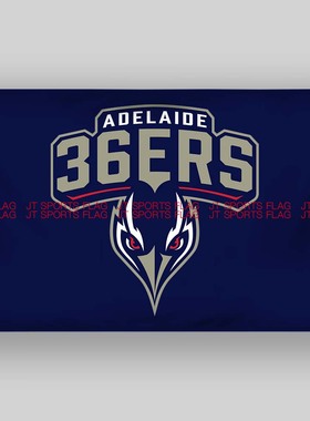 NBL澳大利亚国家篮球联赛Adelaide 36ers阿德莱德36人队旗旗帜ins