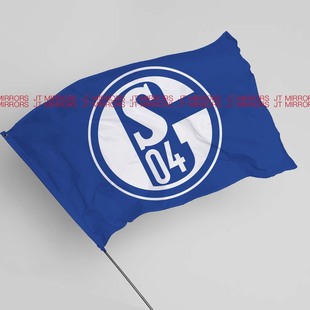 沙尔克04足球俱乐部球队队旗旗帜定制定做FC Schalke 04 flags