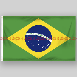 2026年美加墨世界杯48强足球巴西国旗助威内马尔队旗Brazil Flag