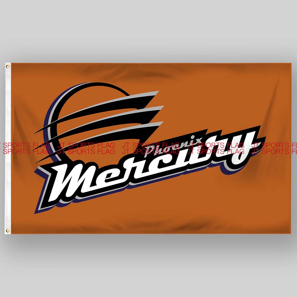wnba国家女子篮球联盟协会phoenix mercury菲尼克斯水星队旗旗帜