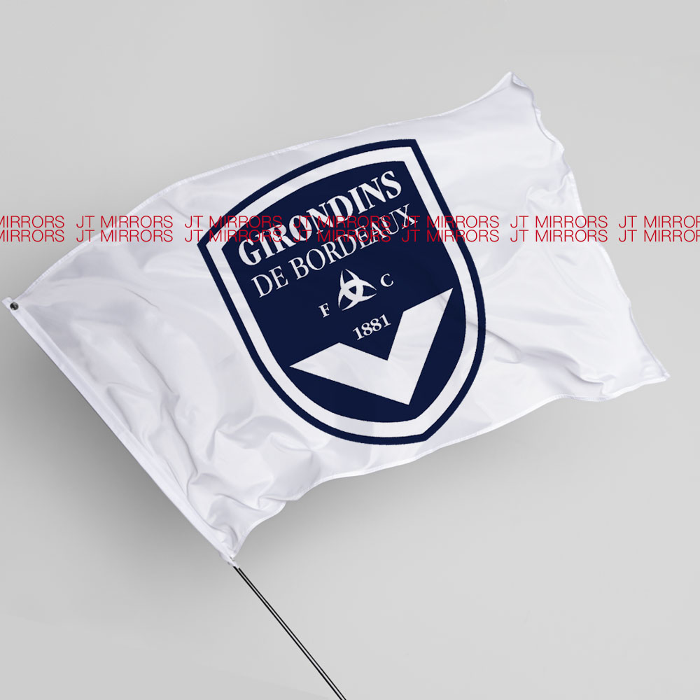 法甲联赛波尔多足球俱乐部周边应援队旗FC Girondins de Bordeaux 文具电教/文化用品/商务用品 旗帜 原图主图