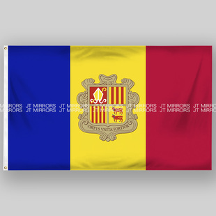 Andorra Flags安道尔国旗旗帜定制定做Flag 世界杯足球Andorra