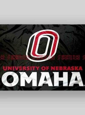 NCAA内布拉斯加州奥马哈小牛队旗旗帜Nebraska Omaha Mavericks