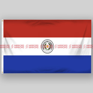 Paraguay 2024巴黎奥运会足球16强巴拉圭国旗旗帜定做Flag