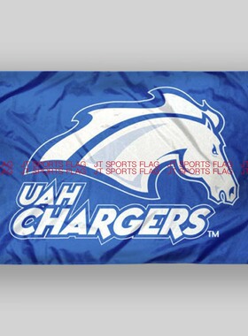 NCAA阿拉巴马州亨茨维尔充电器队旗Alabama Huntsville Chargers