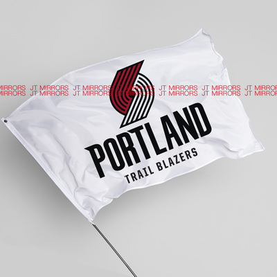 NBA波特兰开拓者篮球俱乐部球队周边队旗Portland Trail Blazers
