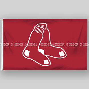 MLB美国波士顿红袜队棒球俱乐部队旗旗帜定做Boston Red Sox flag