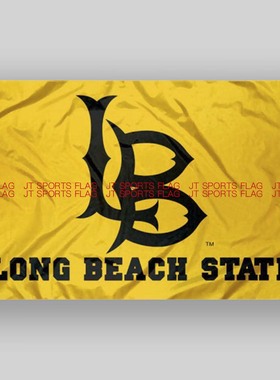 NCAA加州州立大学长滩49人大学队旗Cal State Long Beach 49ers