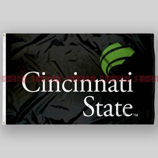 Flag Surge State NCAA辛辛那提州浪涌旗大学队旗旗帜Cincinnati