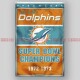 NFL美国迈阿密海豚队橄榄球俱乐部冠军队旗Miami Dolphins flags