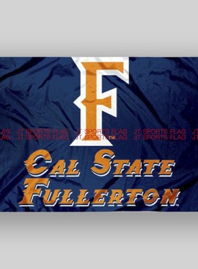 NCAA加州州立大学富勒顿泰坦大学队旗Cal State Fullerton Titans