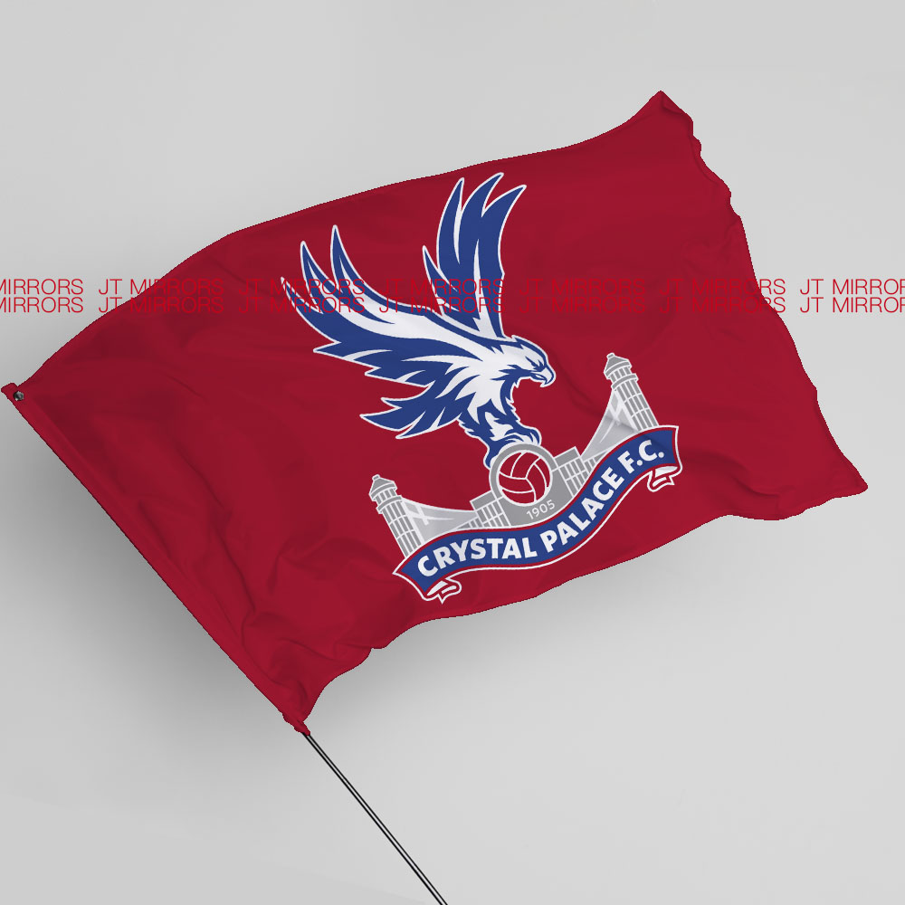 英超水晶宫老鹰足球俱乐部球队周边队旗Crystal Palace FC flags