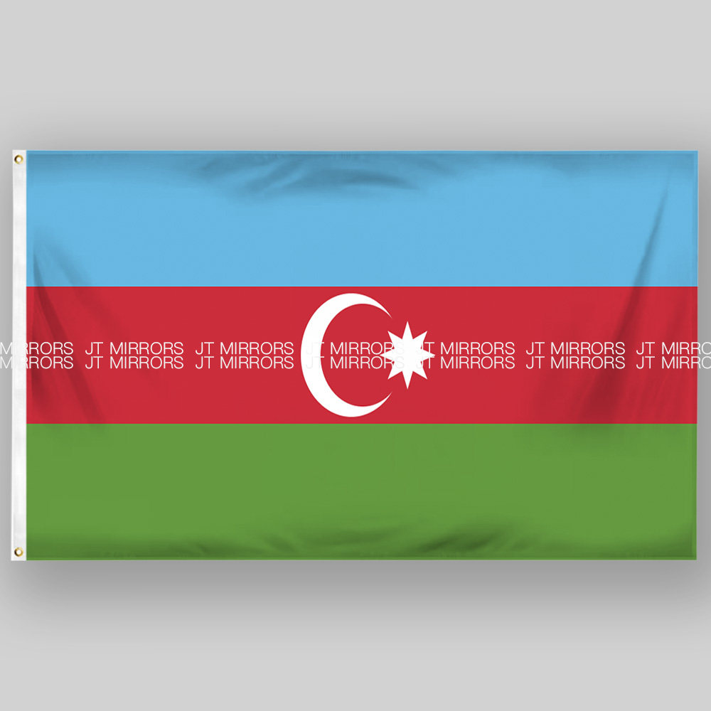 世界杯足球Azerbaijan Flags阿塞拜疆国旗定做Flag of Azerbaijan