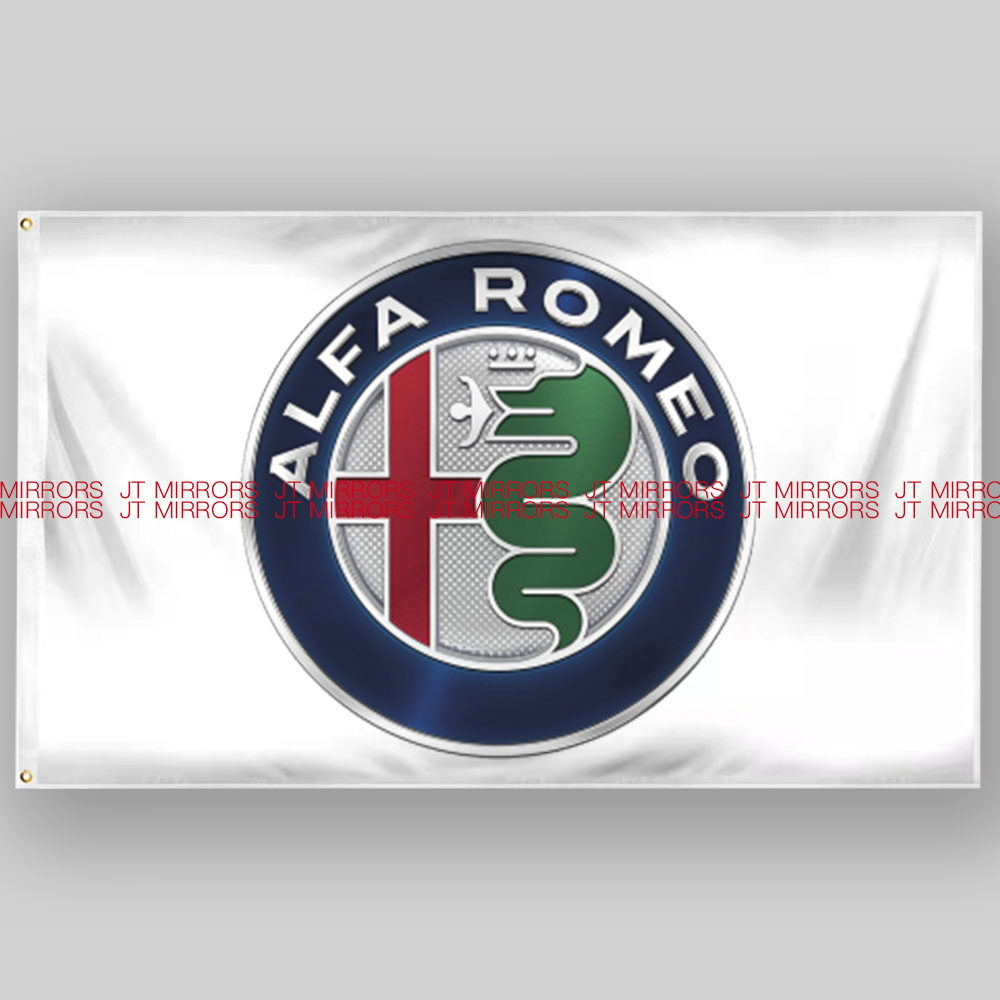 阿尔法罗密欧汽车车友会队旗活动装饰旗帜定制Alfa Romeo flag