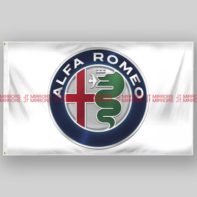 阿尔法罗密欧汽车车友会队旗活动装饰旗帜定制Alfa Romeo flag