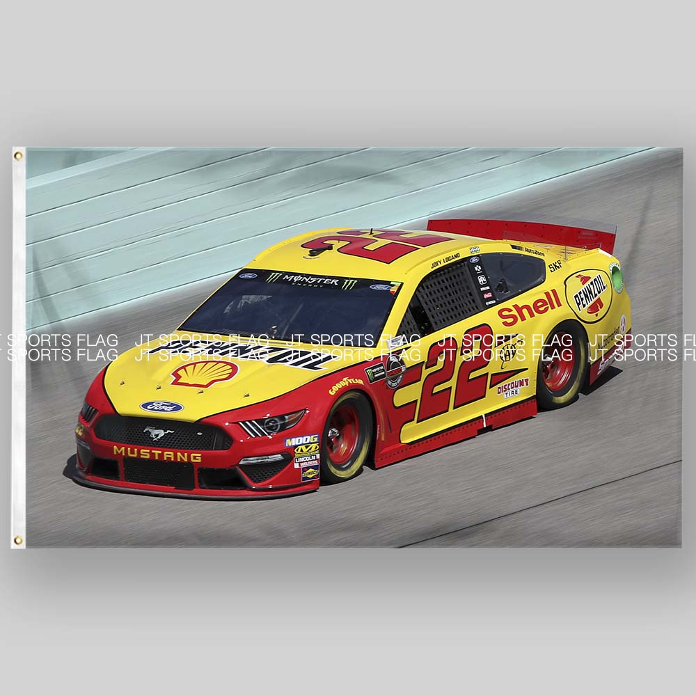 NASCAR美国纳斯卡车队汽车赛车旗帜定制运动装饰品Team Penske
