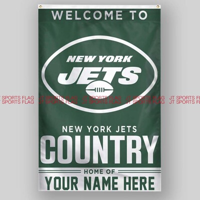 NFL美国纽约喷气机队橄榄球俱乐部冠军队旗New York Jets flags