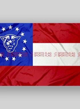 NCAA乔治亚州黑豹大学校旗队旗旗帜Georgia State Panthers Flag