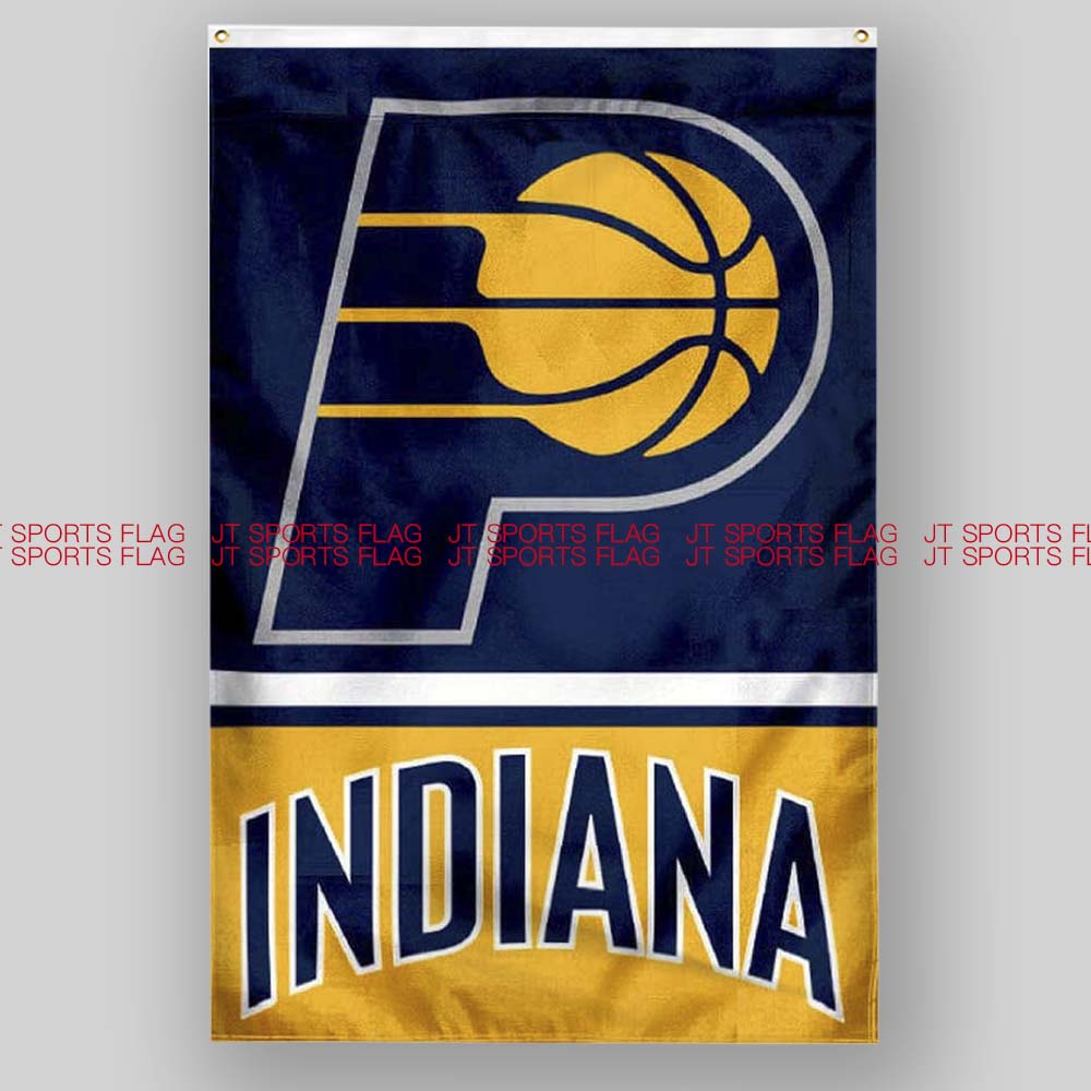nba印第安纳步行者篮球俱乐部球队冠军队旗旗帜定制ndiana pacers