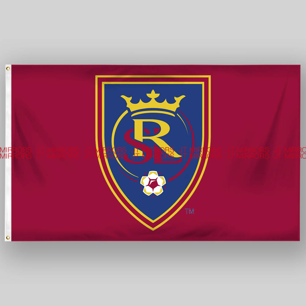 MLS美国职业足球大联盟真正的盐湖球队旗帜Real Salt Lake flag